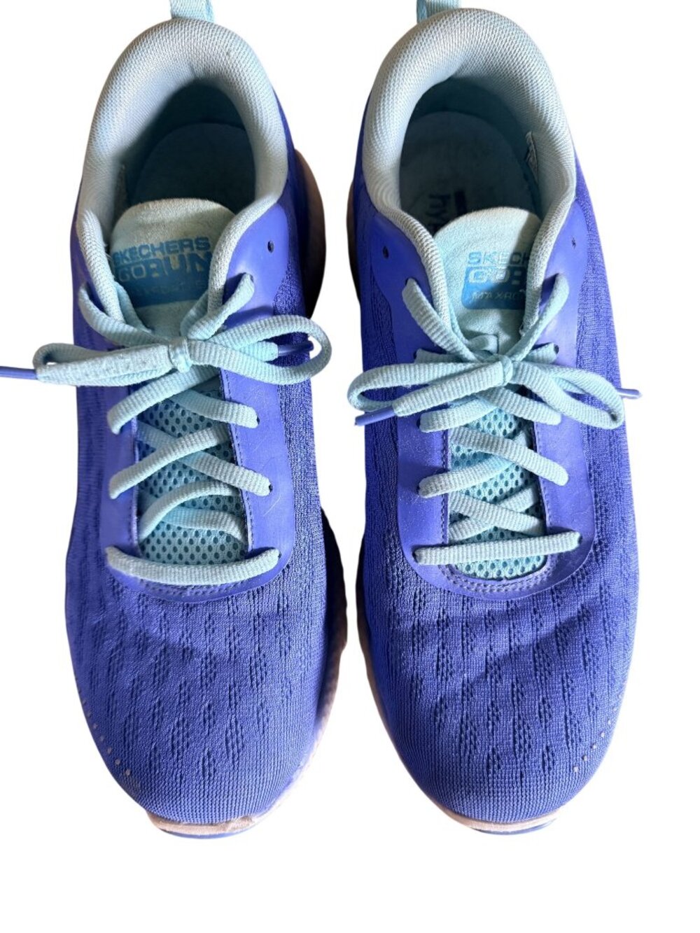 Skechers GoRun MaxRoad 6 Womens Running Shoes Blue & Teal Size 9 Lightweight